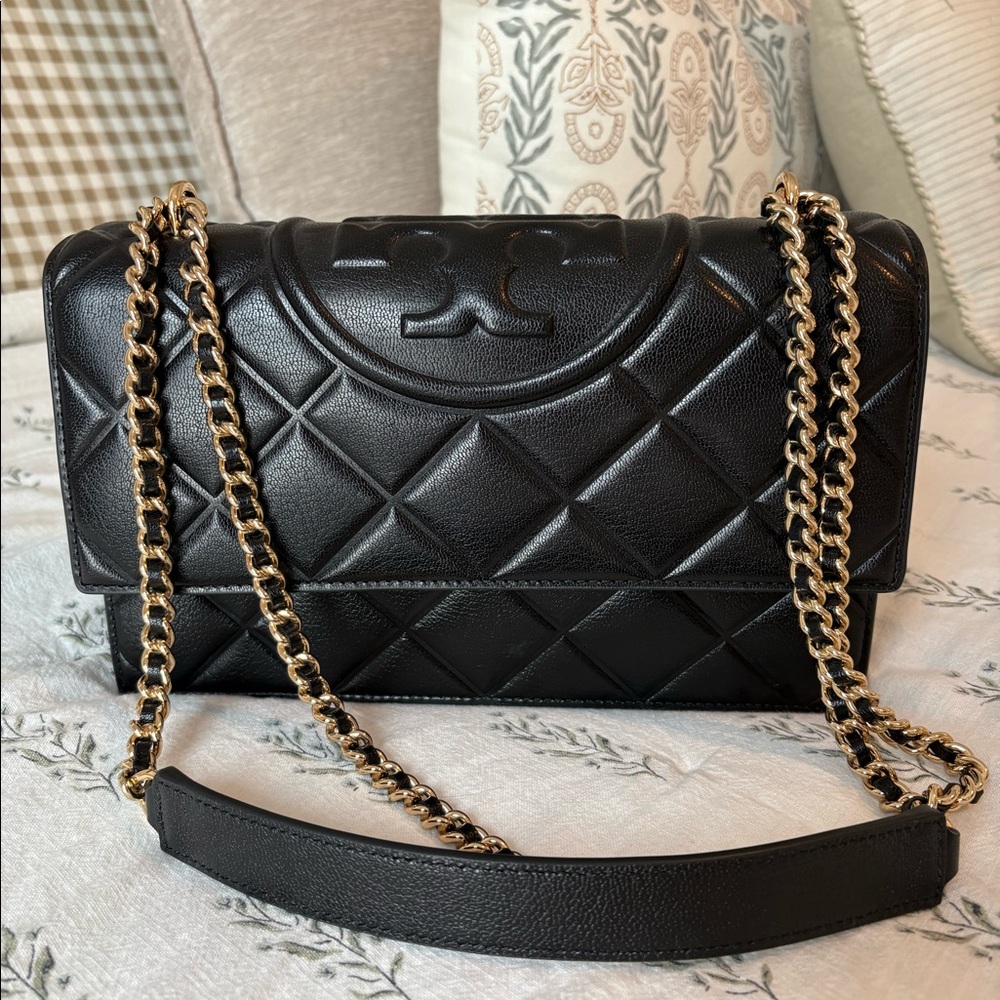 Tory Burch Fleming black crossbody